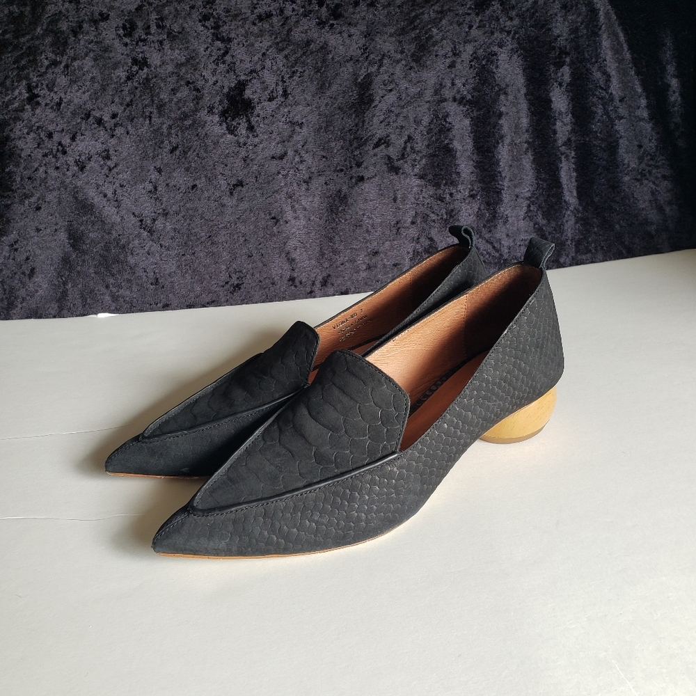 Jeffrey Campbell Viona Black Suede Loafers